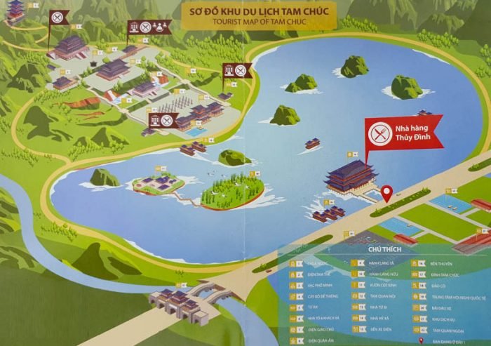 Bản đồ đi chùa Tam Chúc Hà Nam